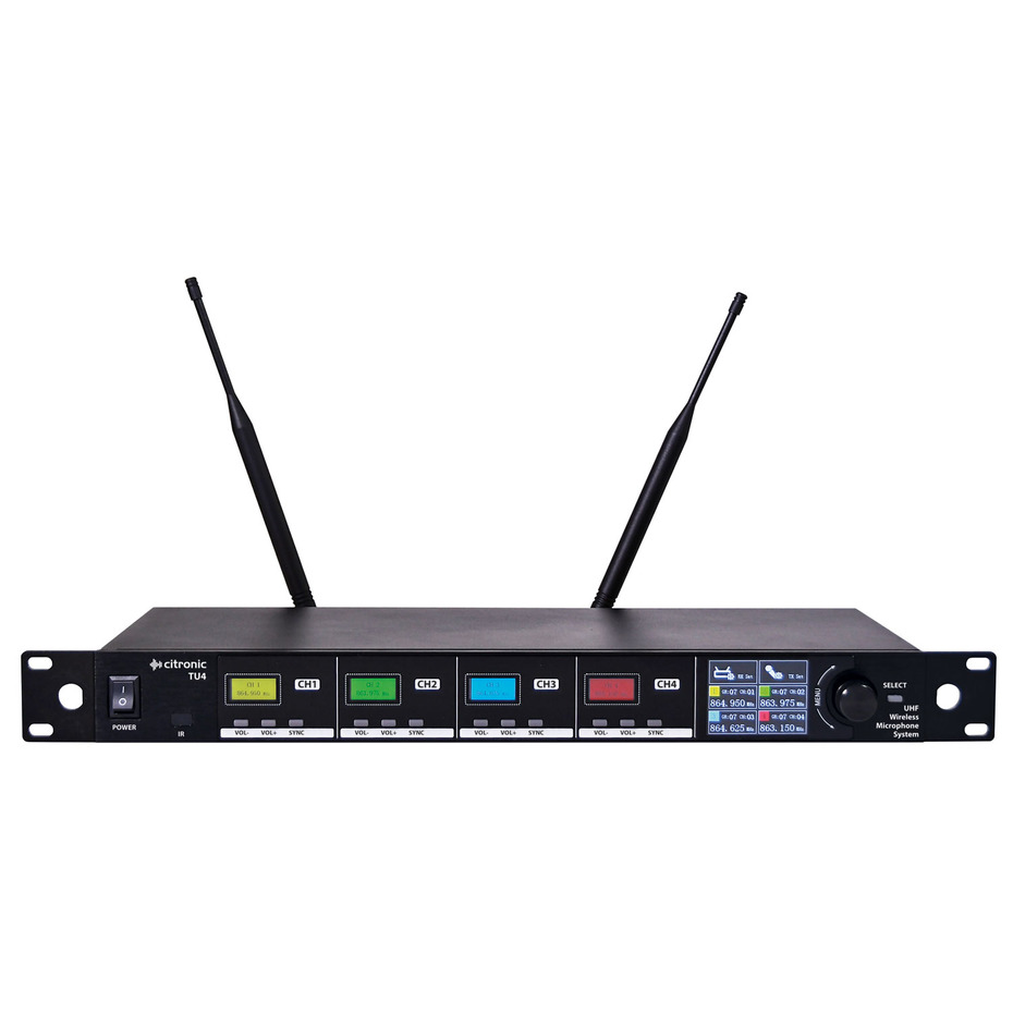 Citronic TU4 -H Quad PLL Mix Set 4 handheld