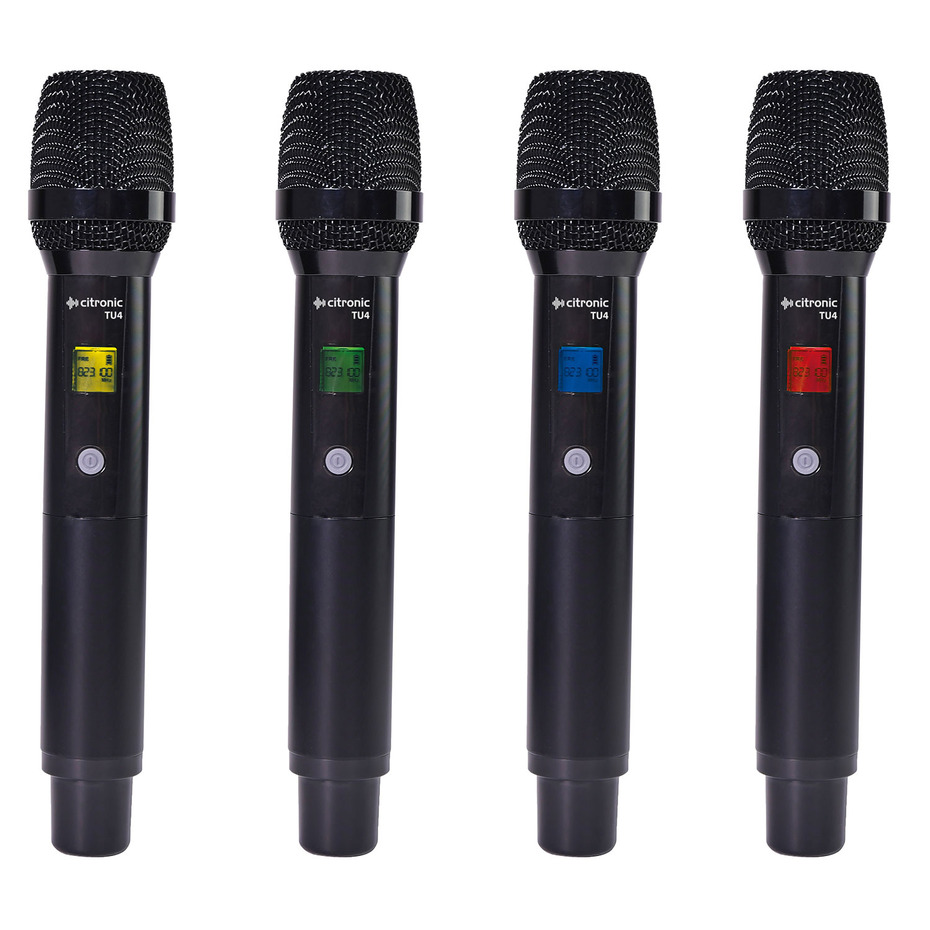 Citronic TU4 -H Quad PLL Mix Set 4 handheld