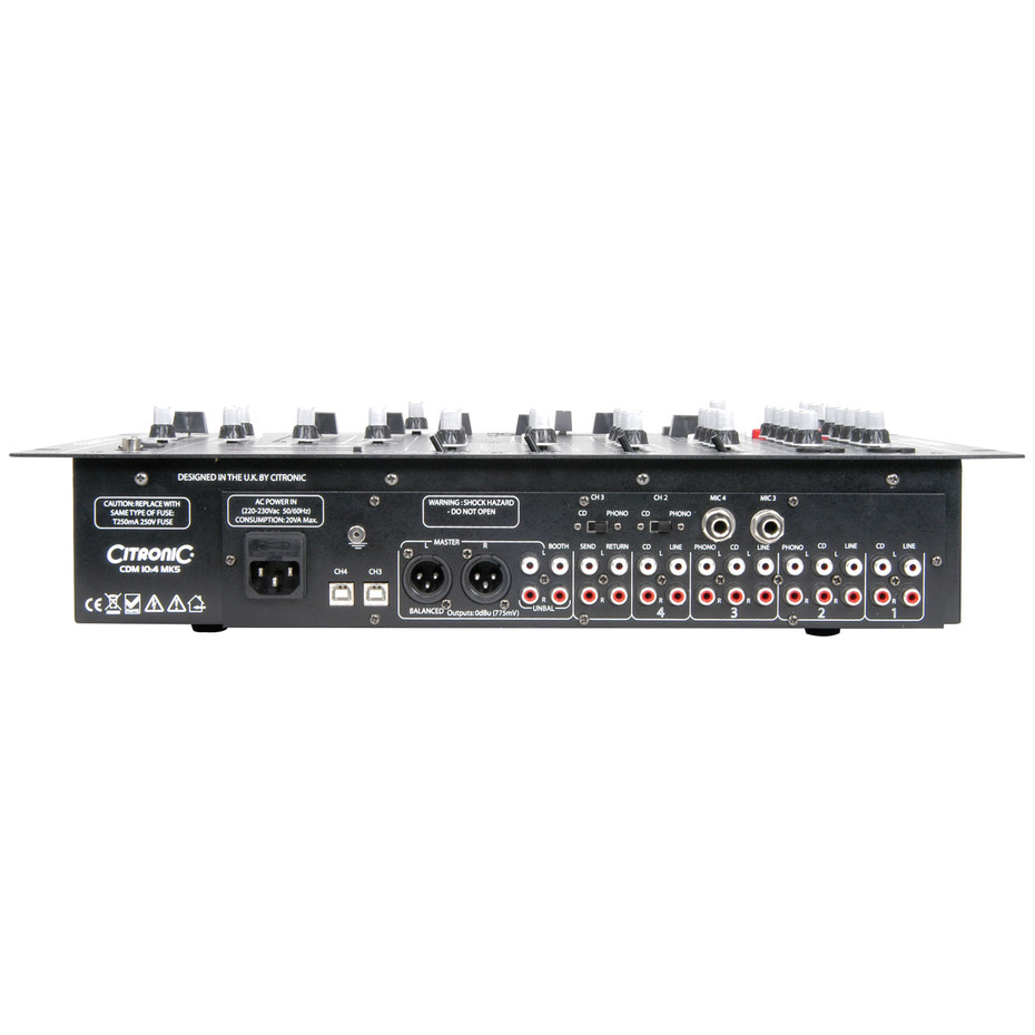 Citronic CDM10:4 MK5 USB Mixer