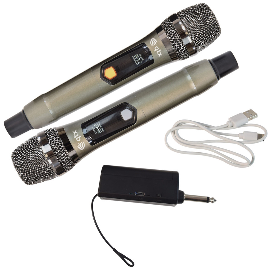 QTX J-MIC Dual UHF Handheld System