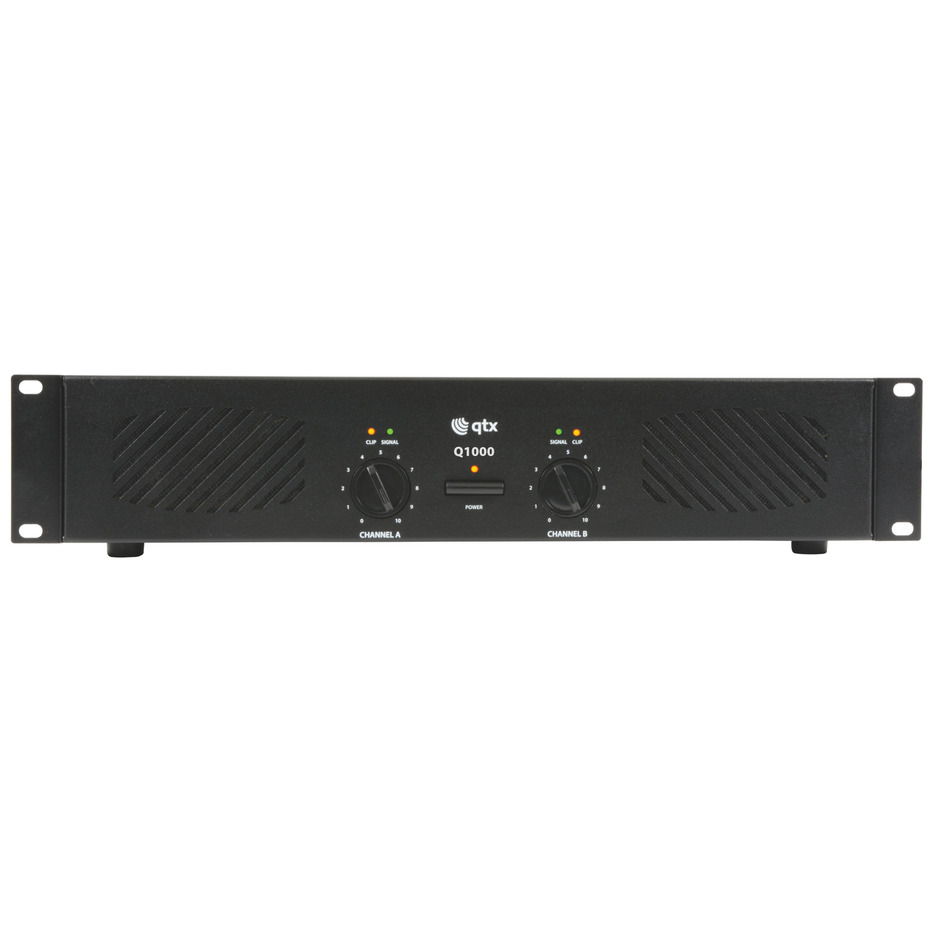 QTX Q1000 Stereo Power Amplifier