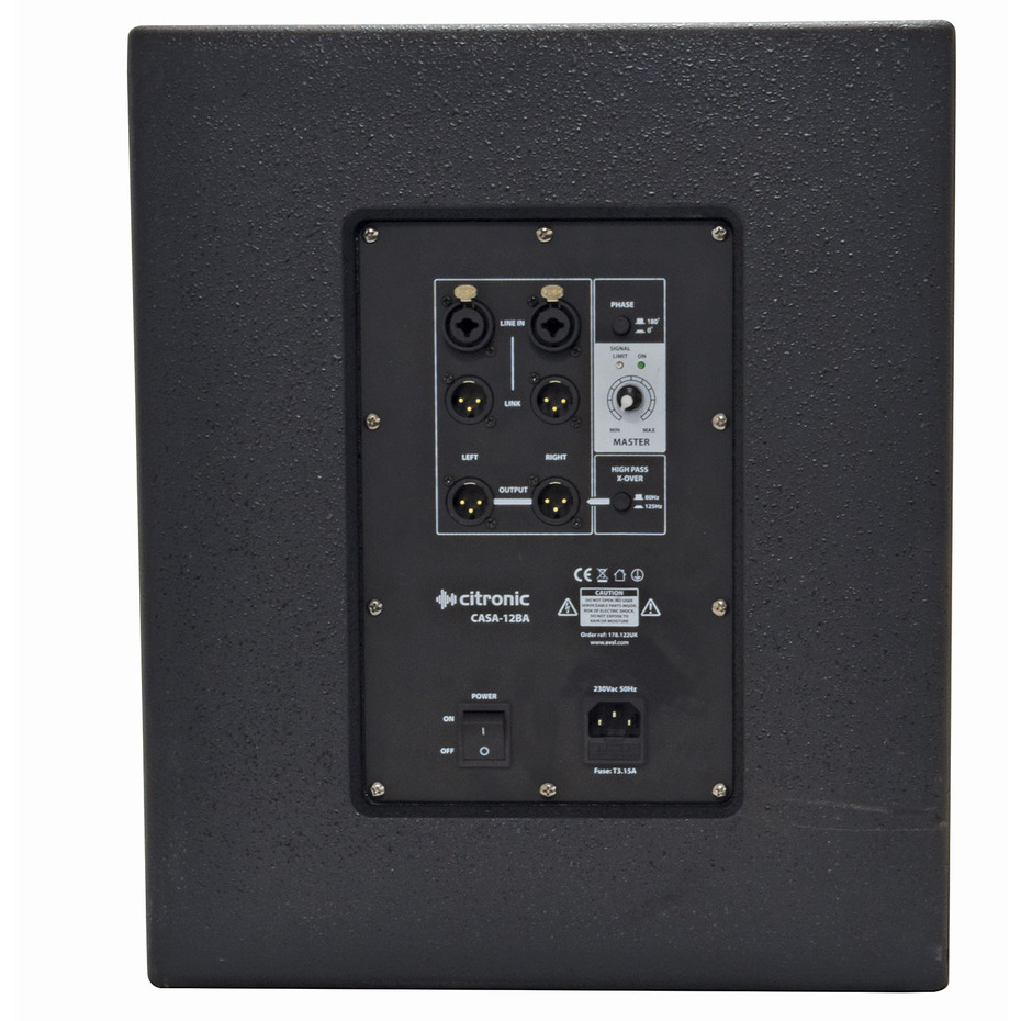 Citronic CASA-12BA Active Subwoofer