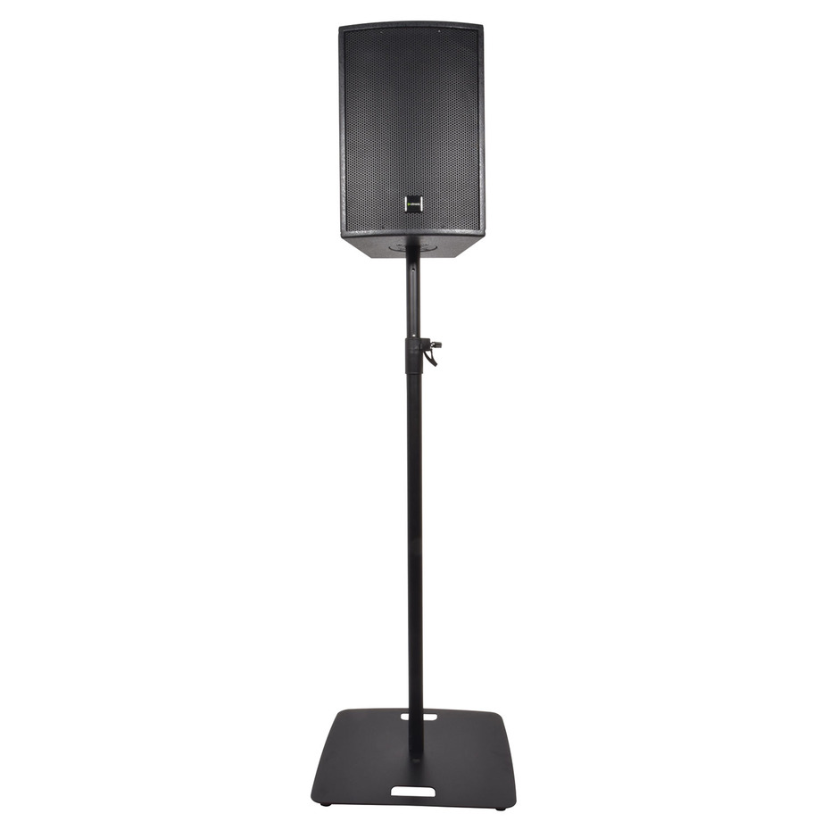 QTX Speaker Stand with Square Base Black