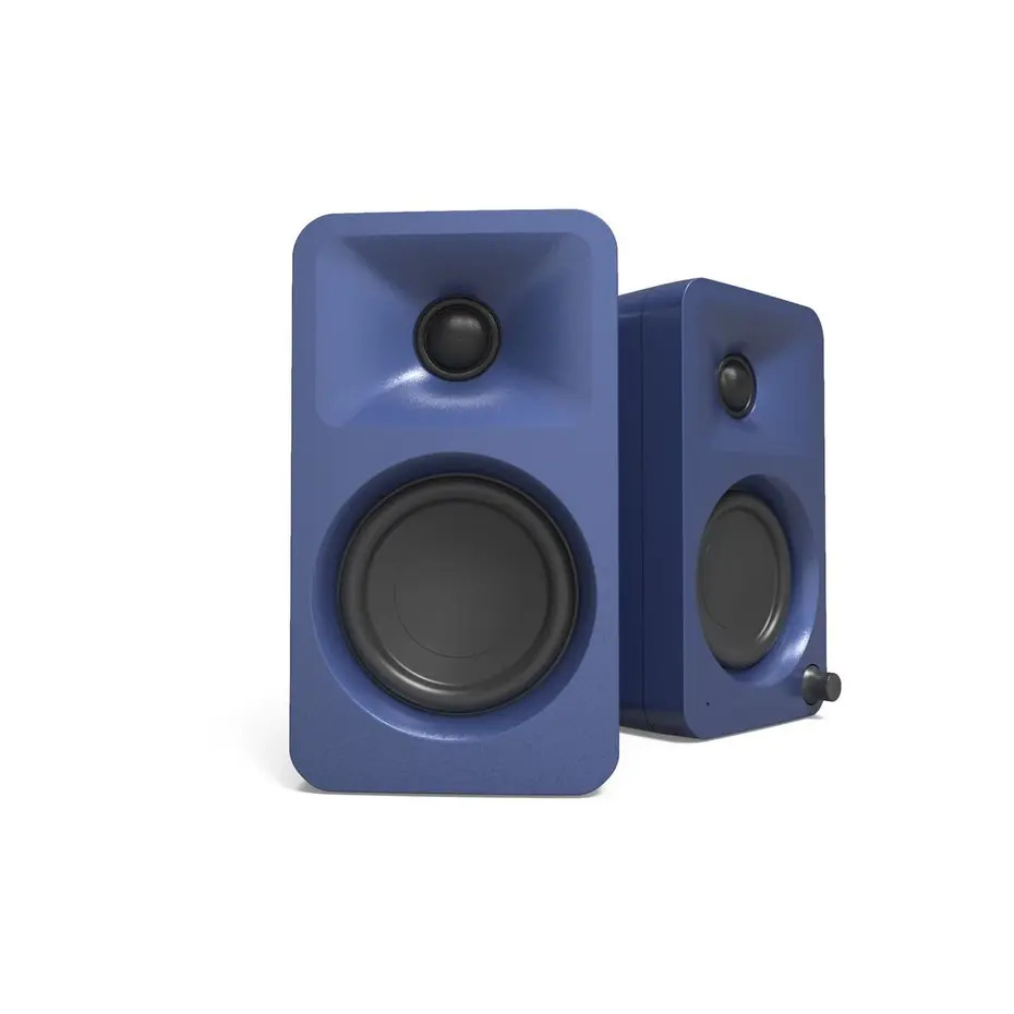 Kanto ORA 100w Powered Desktop Speakers with Bluetooth (Pair) - Indigo