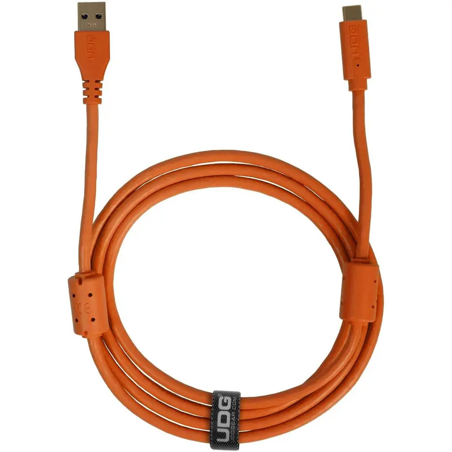 UDG Ultimate Audio Cable USB 3.0 C-A Orange Straight 1.5m
