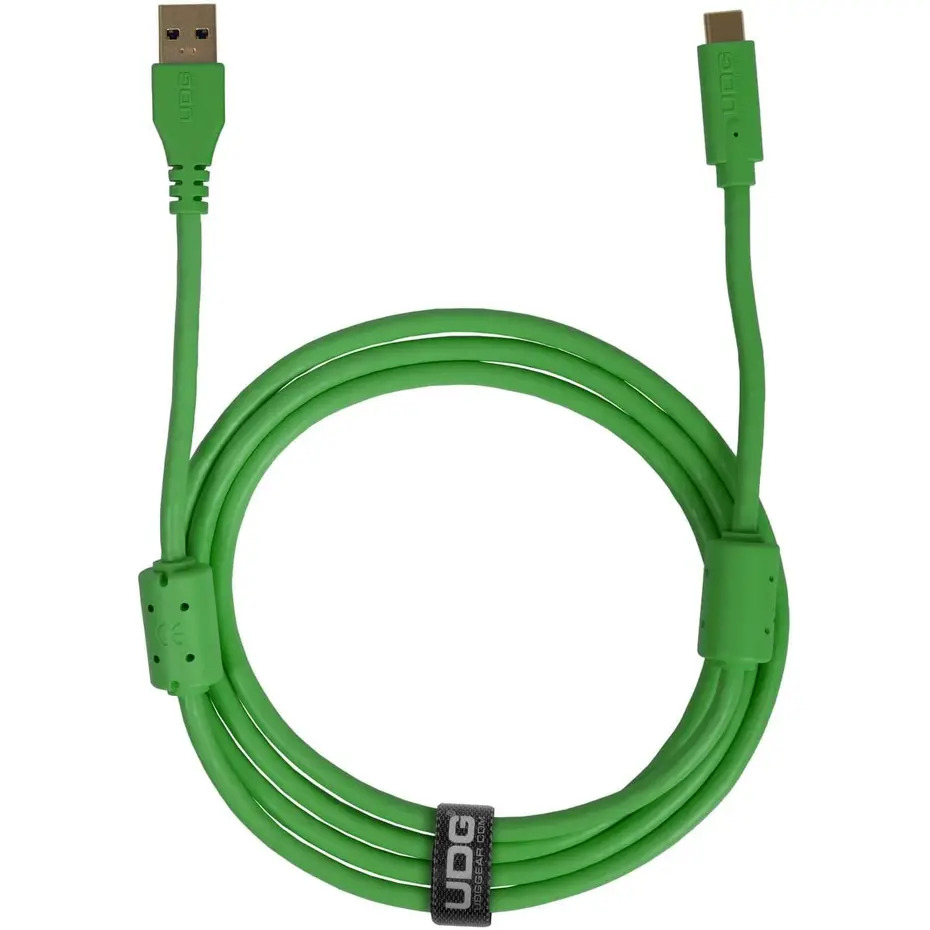 UDG Ultimate Audio Cable USB 3.0 C-A Green Straight 1.5m