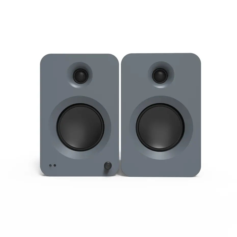 Kanto REN 200W Powered Bookshelf Speakers with HDMI ARC (Matte Grey)
