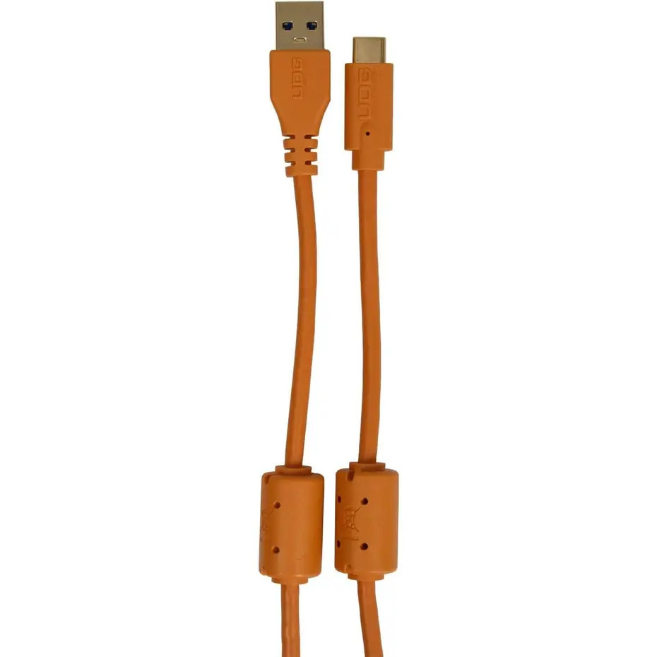 UDG Ultimate Audio Cable USB 3.0 C-A Orange Straight 1.5m