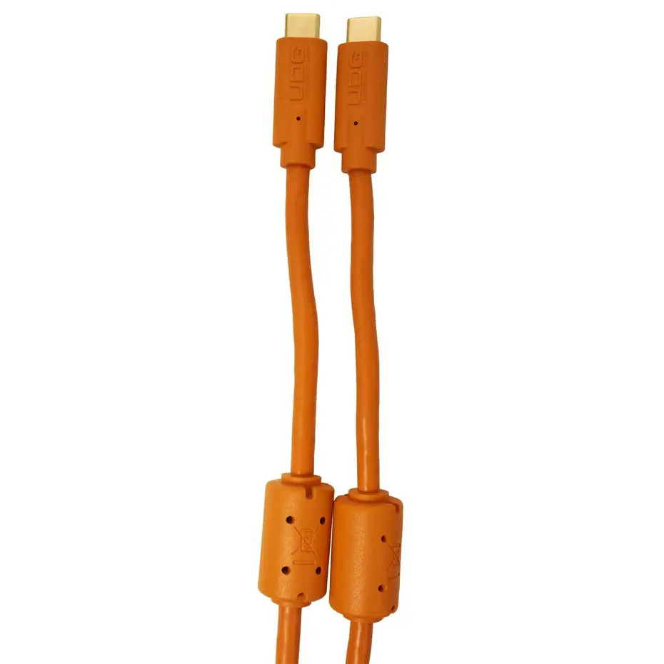 UDG Ultimate Audio Cable USB 3.2 C-C Orange Straight 1.5m