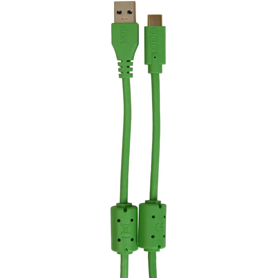 UDG Ultimate Audio Cable USB 3.0 C-A Green Straight 1.5m