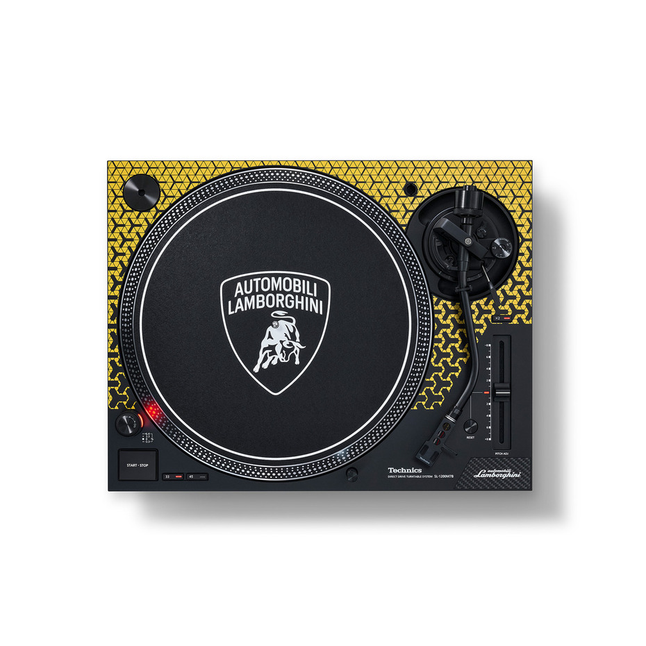 Technics SL-1200M7B-Y - Lamborghini Special Edition - Yellow