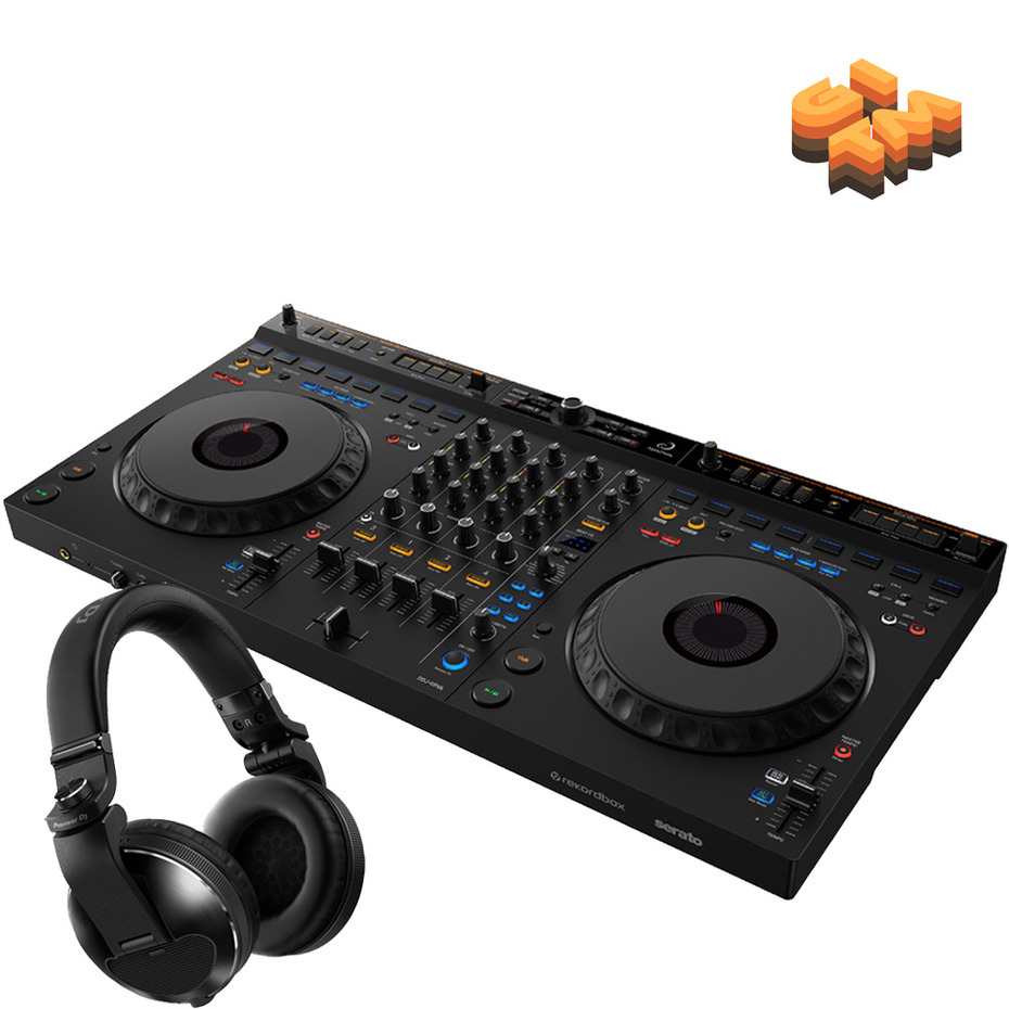 AlphaTheta DDJ-GRV6 + HDJ-X10 Black Bundle