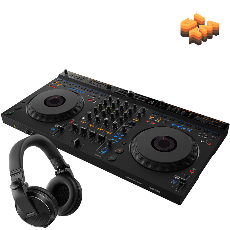 AlphaTheta DDJ-GRV6 + HDJ-X5 Black Bundle