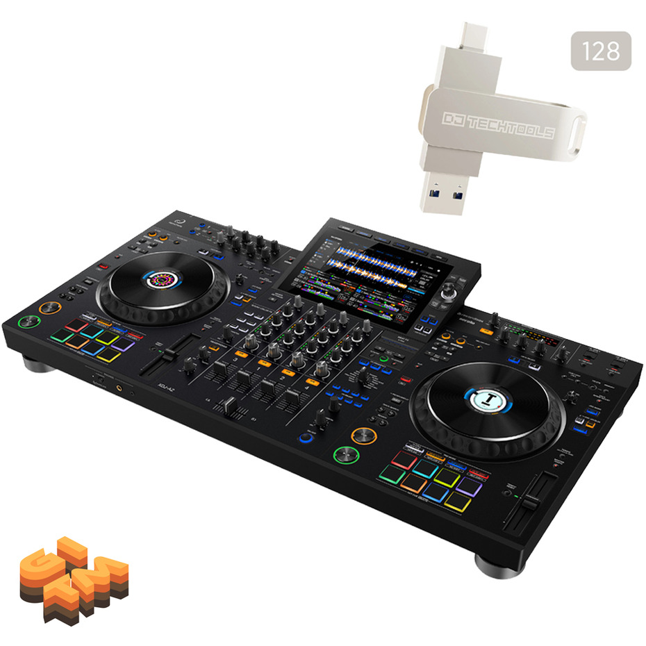 AlphaTheta XDJ-AZ + DJ TechTools Chroma Drive USB (Chrome) 128GB