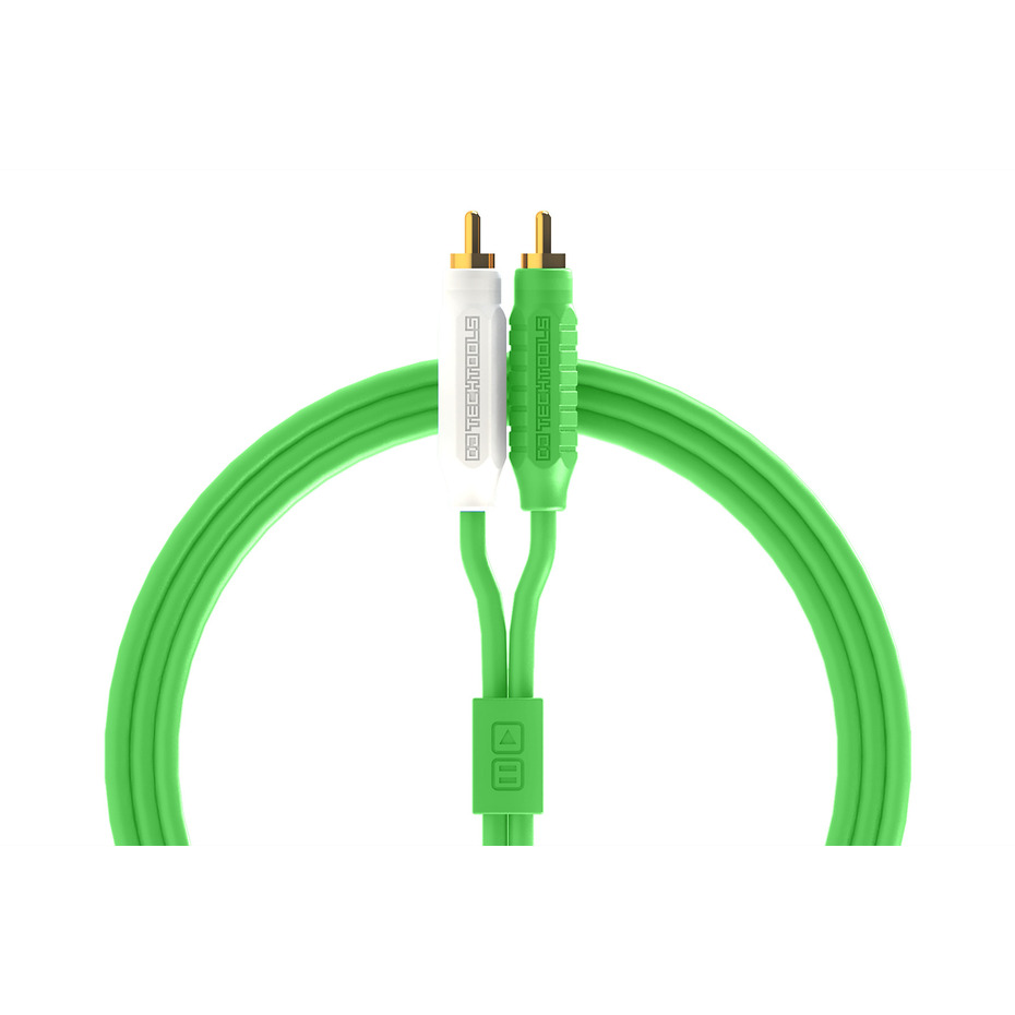 DJ TechTools Chroma Cable Audio (RCA to RCA) 2m Green