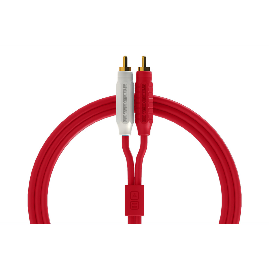 DJ TechTools Chroma Cable Audio (RCA to RCA) 2m Red