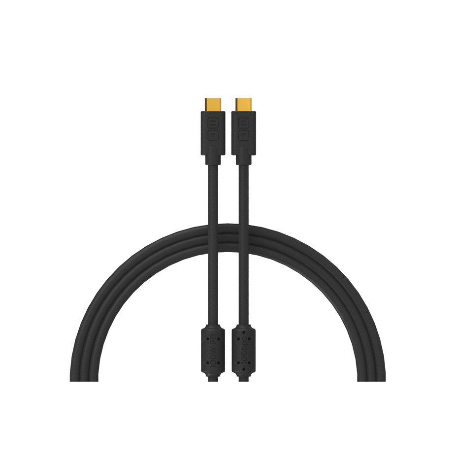DJ TechTools Chroma Cables USB-C to C 1m Black