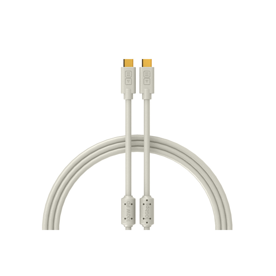 DJ TechTools Chroma Cables USB-C to C 1m White