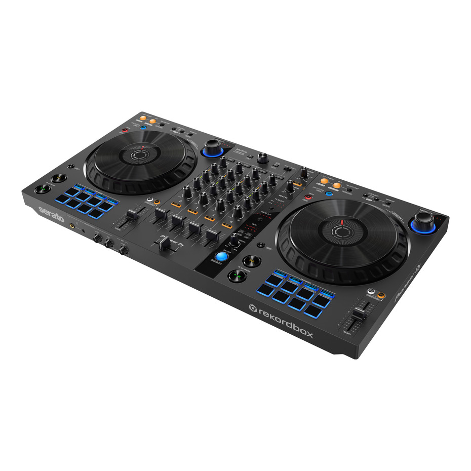 Pioneer DJ DDJ-FLX6-GT, DM-50D + HDJ-CUE1 Bundle