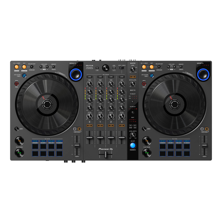 Pioneer DJ DDJ-FLX6-GT & HDJ-CUE1 Bundle 