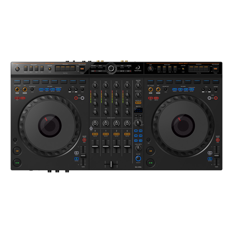 AlphaTheta DDJ-GRV6 + HDJ-X7 Black Bundle