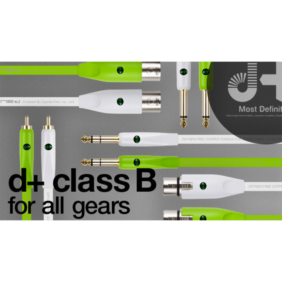 Oyaide NEO d+ USB Class B Green 1.0M