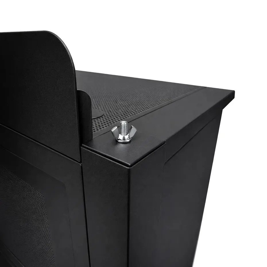 Equinox Event Booth 75cm Upright (Pack of 2) Black