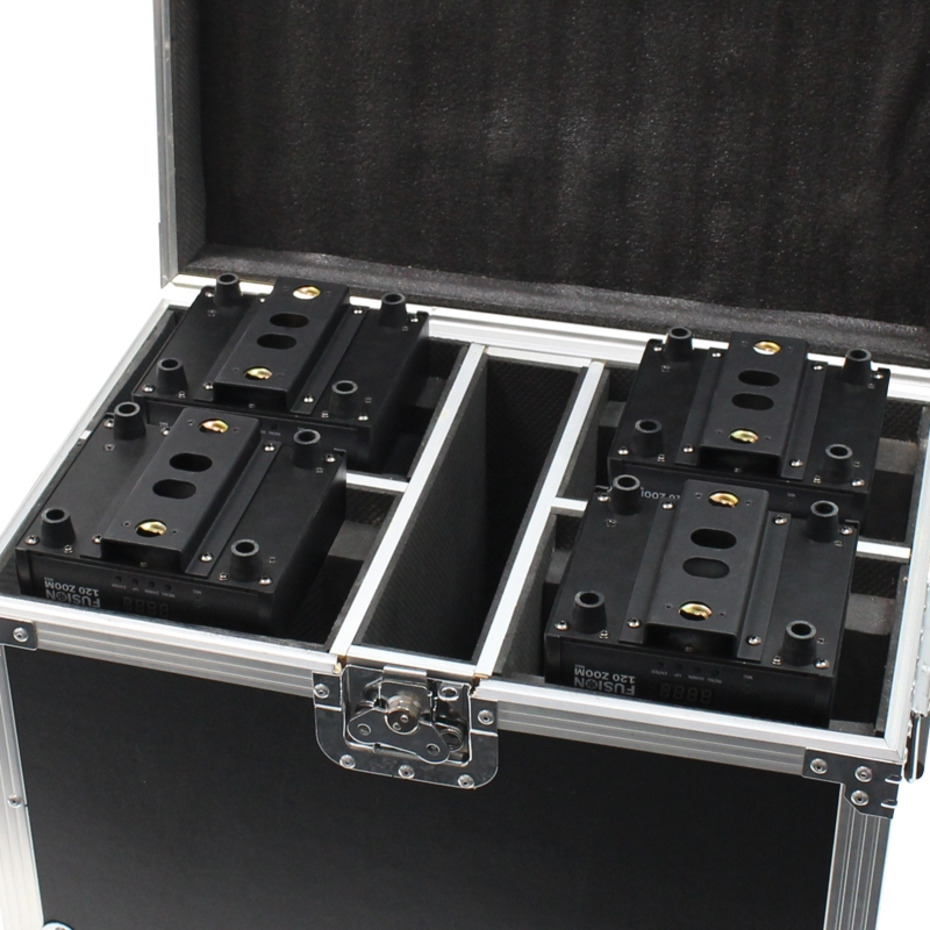 Equinox 4 Way Fusion 100 Spot/120 Zoom/Orbit Flight Case