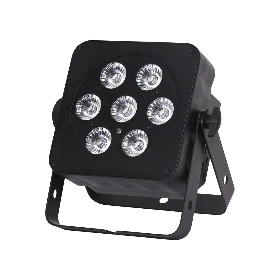 LEDJ Slimline 7Q5 RGBL Black Housing