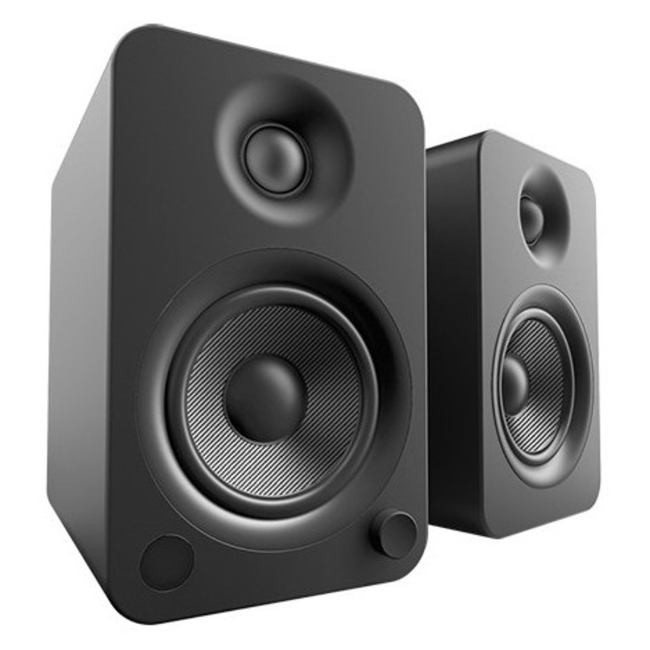 Kanto YU4 Powered Bookshelf Speakers (Pair) - Matte Black