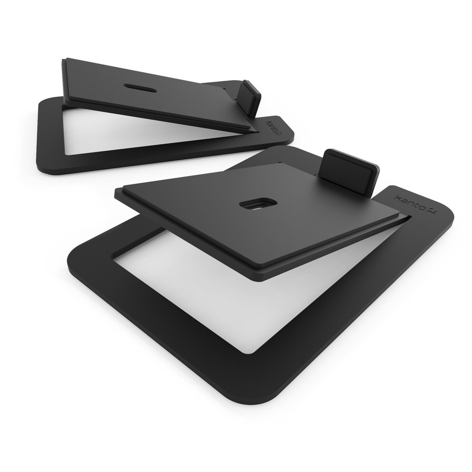 Kanto Desktop Speaker Stands S6 Large - Black (Pair)