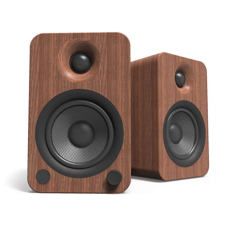 Kanto YU4 Powered Bookshelf Speakers (Pair) - Walnut