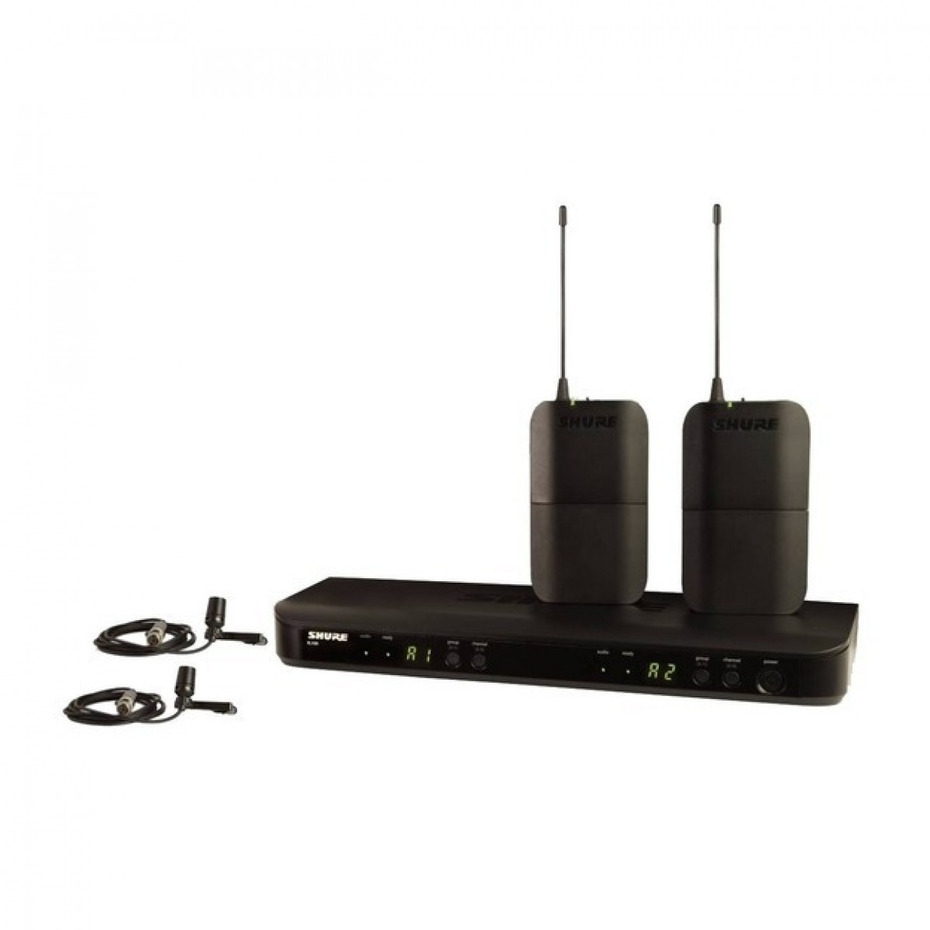 Shure BLX188/CVL-K3E Dual Wireless Lavalier Microphone System 