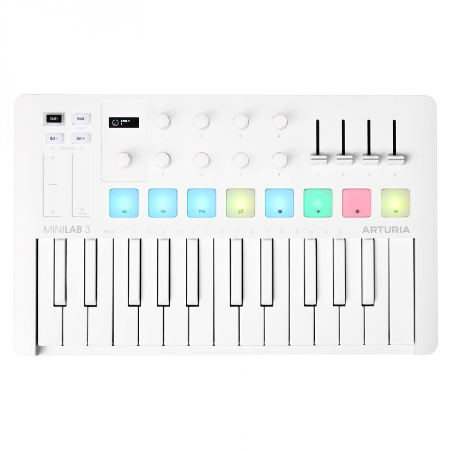 Arturia MiniLab 3 Alpine White