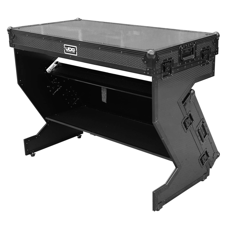 UDG Ultimate Flight Case Portable Z-Style DJ Table Black Plus