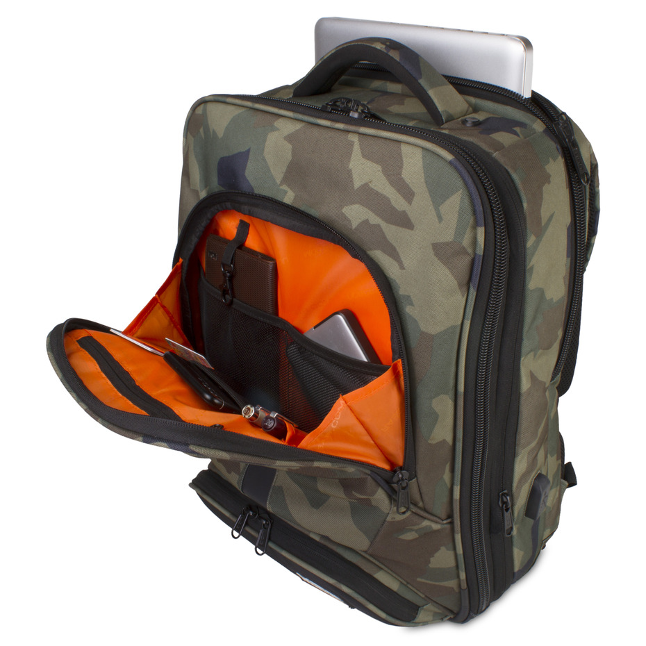 UDG Ultimate Backpack Slim Black Camo Orange