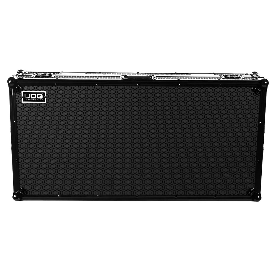 UDG Ultimate Flight Case Set Pioneer PLX-CRSS12 & 10"/12" Mixer Black Plus (Laptop Shelf + Wheels)