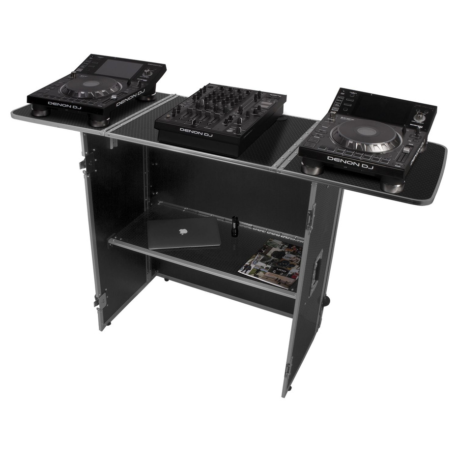 UDG Ultimate Fold Out DJ Table Silver MK2 Plus (Wheels)