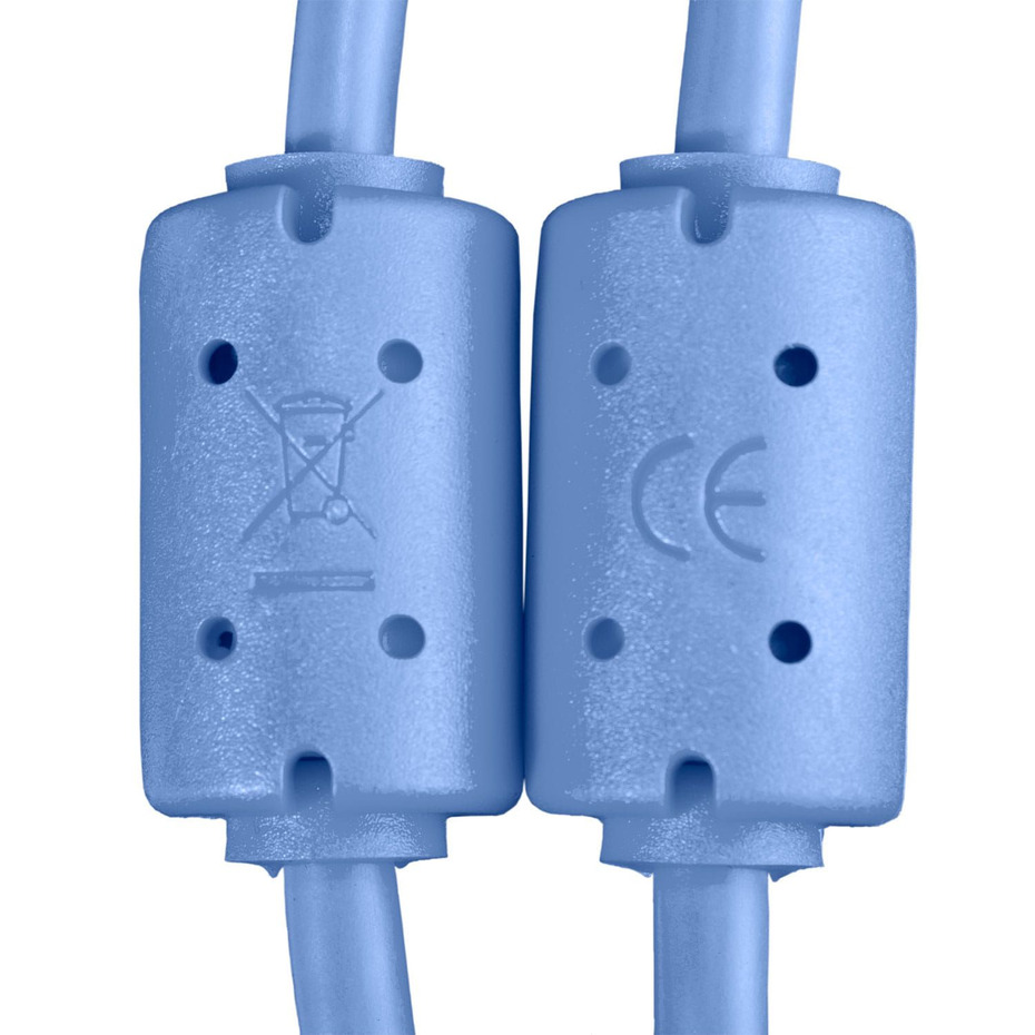 UDG Ultimate Audio Cable USB 2.0 C-B Light Blue Straight 1.5m