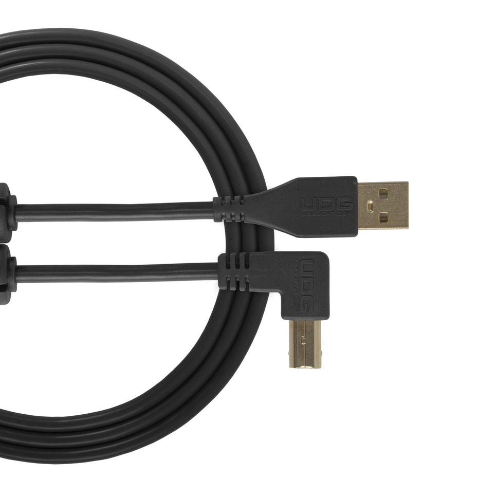 UDG Ultimate Audio Cable USB 2.0 A-B Black Angled
