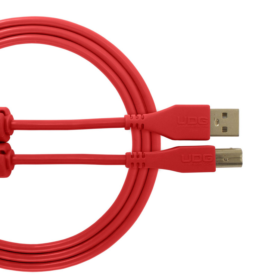 UDG Ultimate Audio Cable USB 2.0 A-B Red Straight