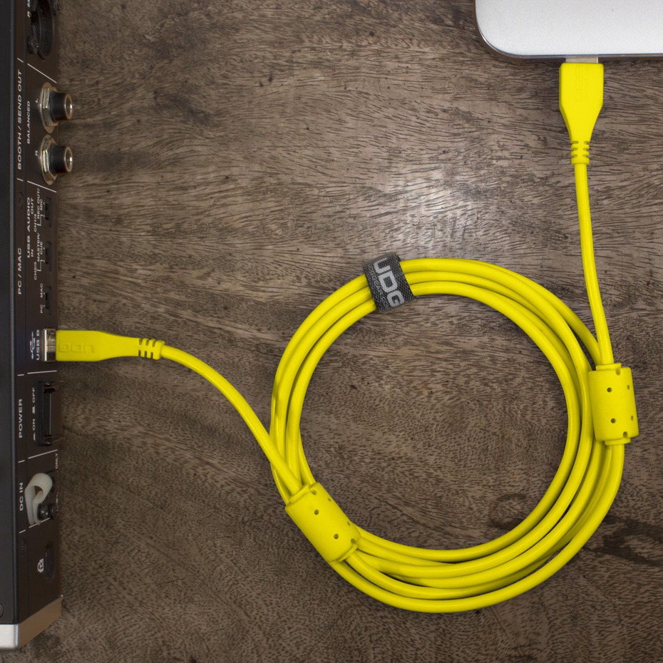 UDG Ultimate Audio Cable USB 2.0 A-B Yellow Straight